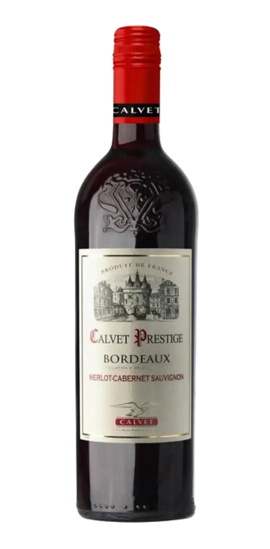 Vinho Tinto Francês Calvet Prestige Bordeaux Merlot Cabernet